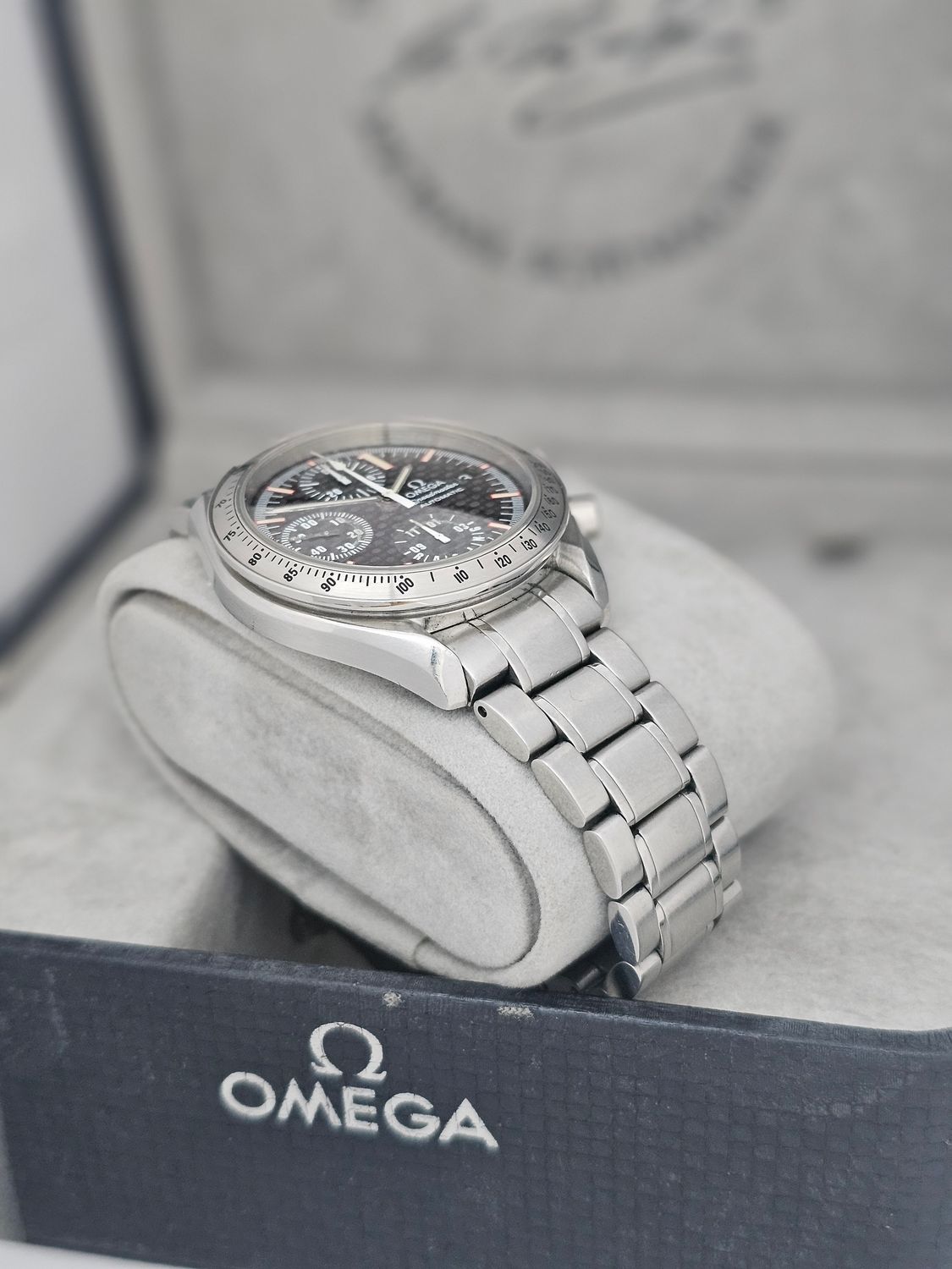 OMEGA Speedmaster Racing Carbon Dial Watch, 3519.50 Michael Schumacher L.Edition