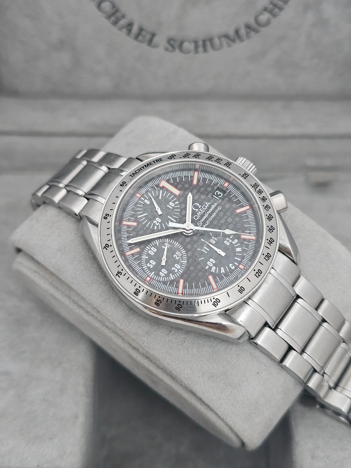 OMEGA Speedmaster Racing Carbon Dial Watch, 3519.50 Michael Schumacher L.Edition
