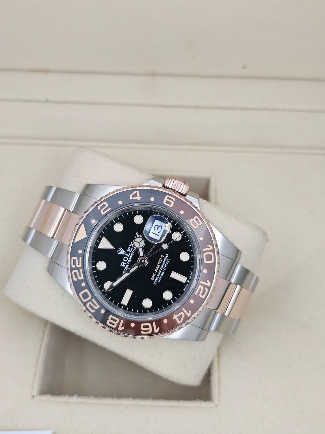 Rolex GMT Master II Rootbeer Watch Ref 126711CHNR, 2019 Box &amp; Papers