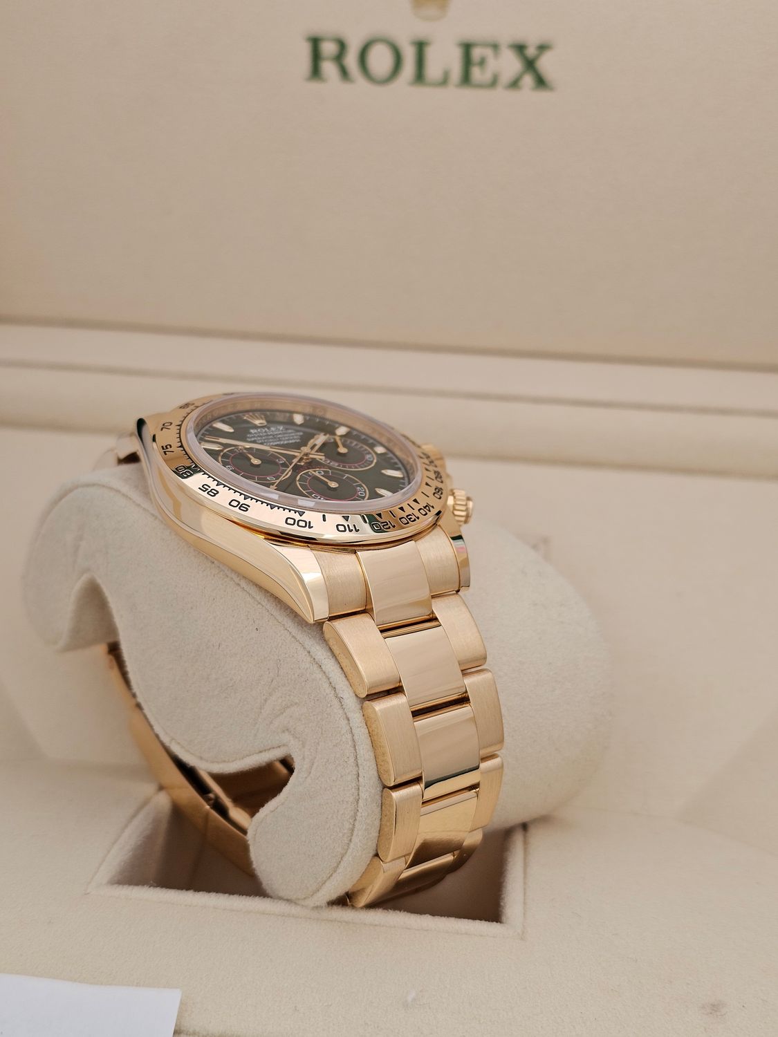 Rolex Cosmograph Daytona Watch Ref 116508 Full Set 2022 Green Dial John Mayer