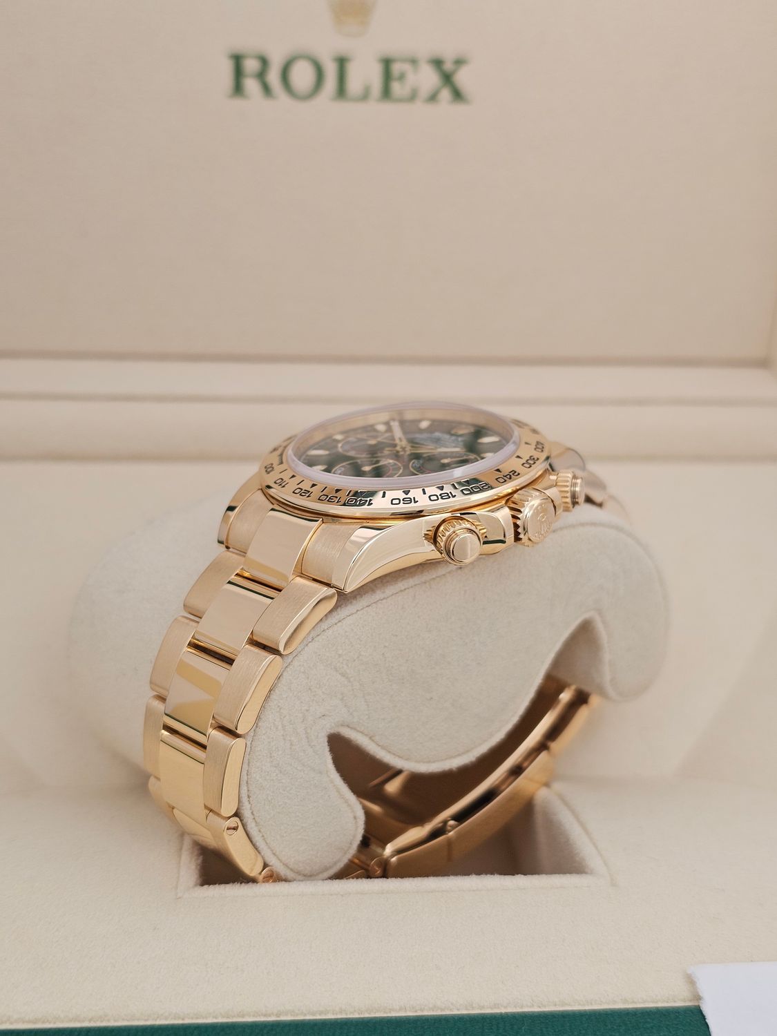 Rolex Cosmograph Daytona Watch Ref 116508 Full Set 2022 Green Dial John Mayer