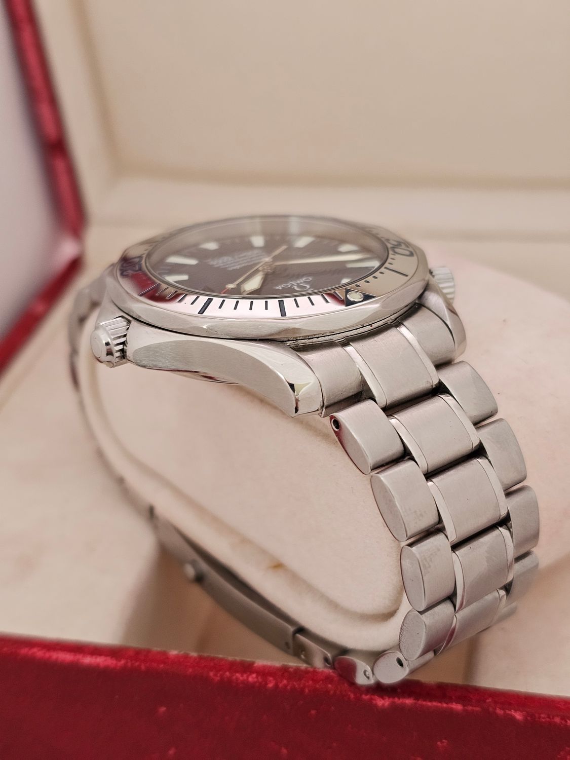 OMEGA Seamaster 300 Pro Blue Men&#39;s Watch - 2255.80.00, 2001 Full Set, Original Purchase Receipt