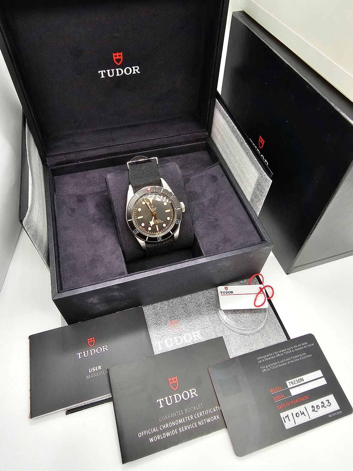 Tudor Black Bay Watch 41mm 79230N, 2023 Full Set, Excellent Condition
