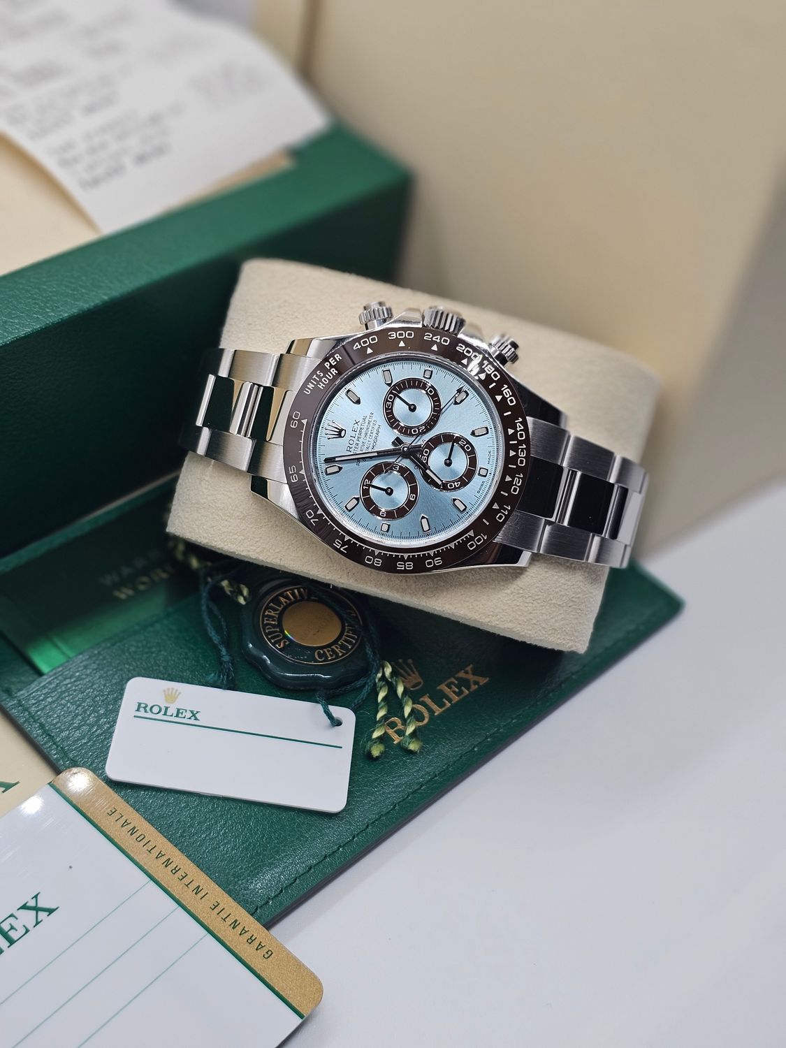 Rolex Daytona Platinum Watch, Discontinued Ref 116506 - 2019 Full Set