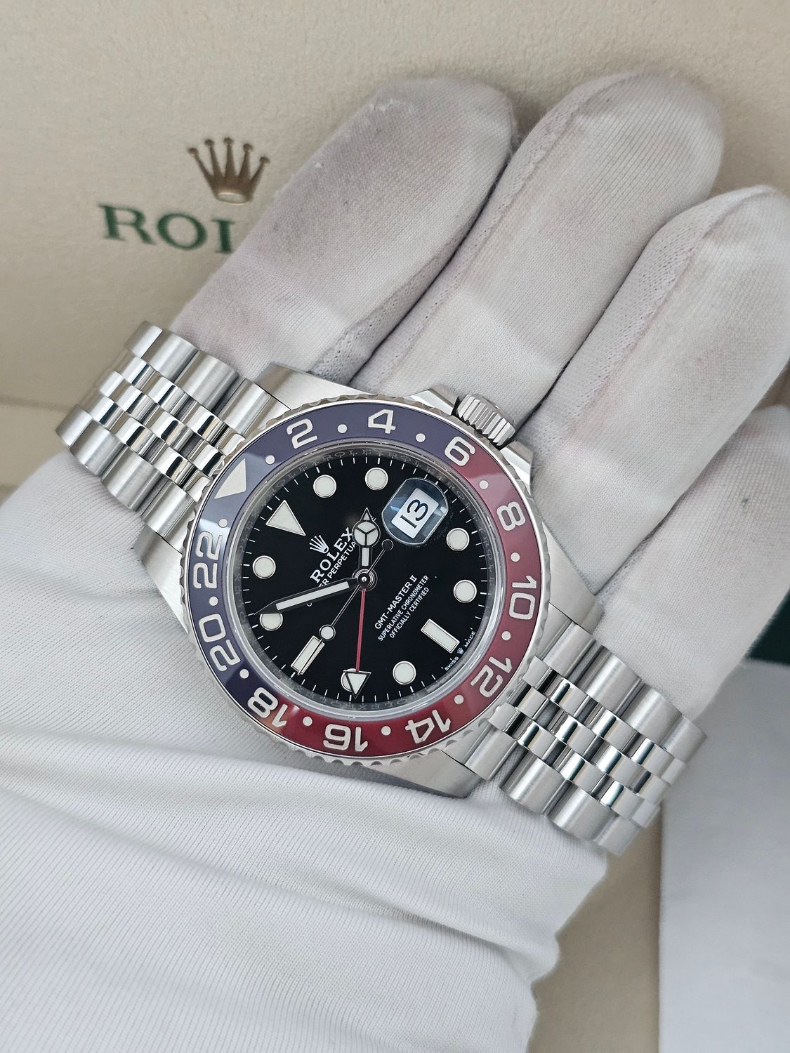 Rolex GMT Master II 126710BLRO Pepsi, 2020 Box &amp; Papers