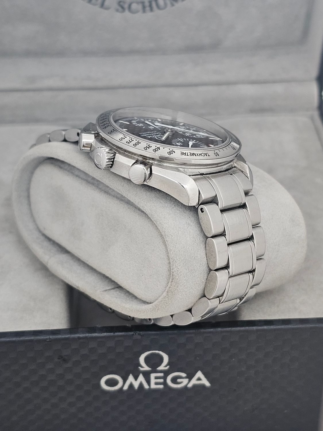 OMEGA Speedmaster Racing Watch, 3519.50.00 Michael Schumacher L.Edition B&amp;P