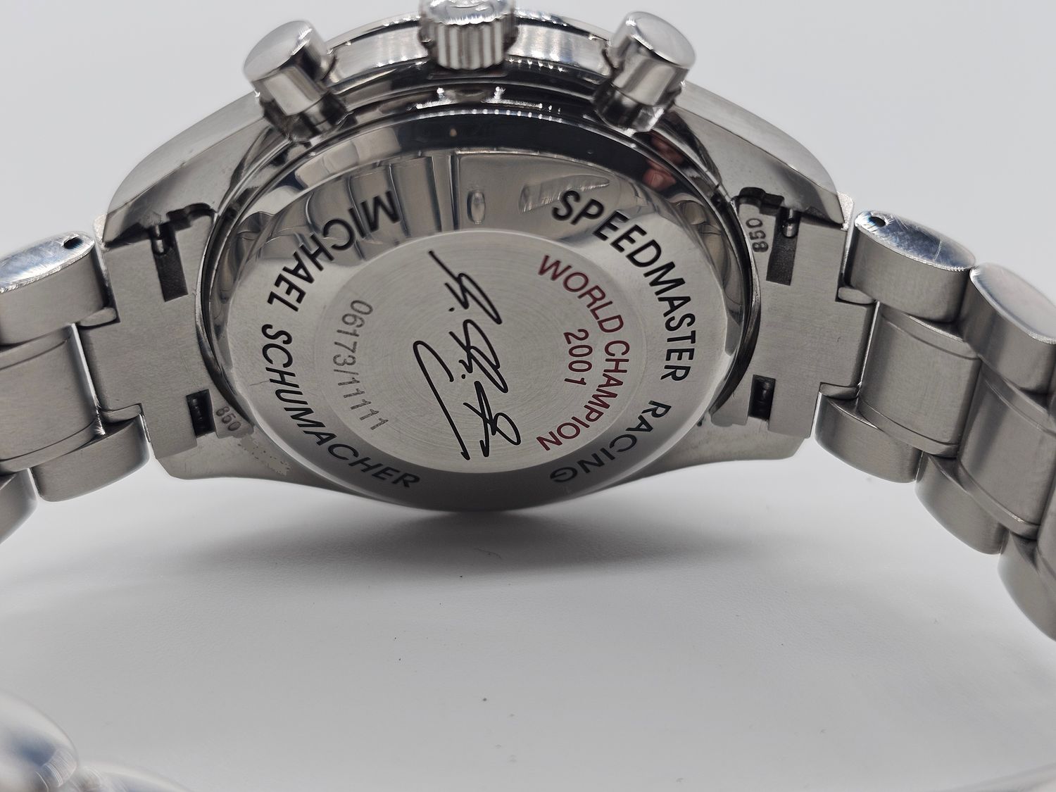 OMEGA Speedmaster Racing Watch, 3519.50.00 Michael Schumacher L.Edition B&amp;P