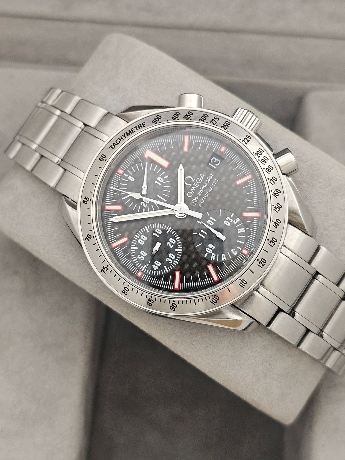 OMEGA Speedmaster Racing Watch, 3519.50.00 Michael Schumacher L.Edition B&amp;P