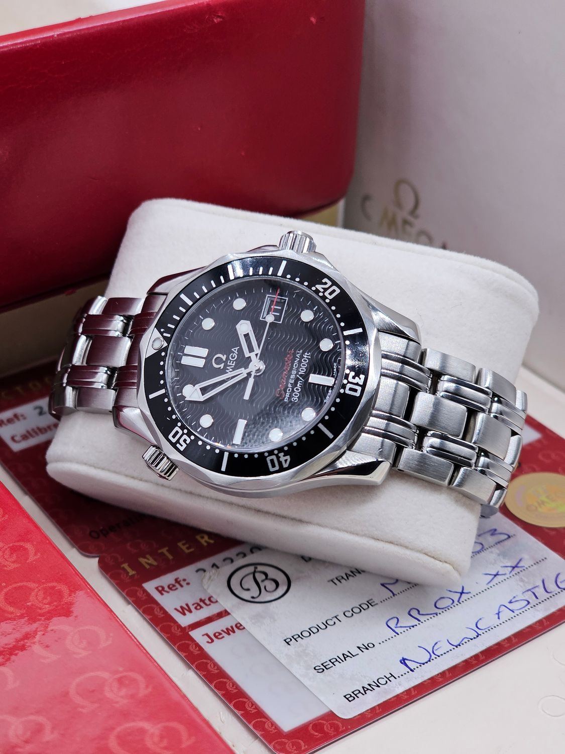 OMEGA Seamaster Diver 300m Pro Watch, Ref 212.30.36.61.01.001 2010, Box &amp; Papers