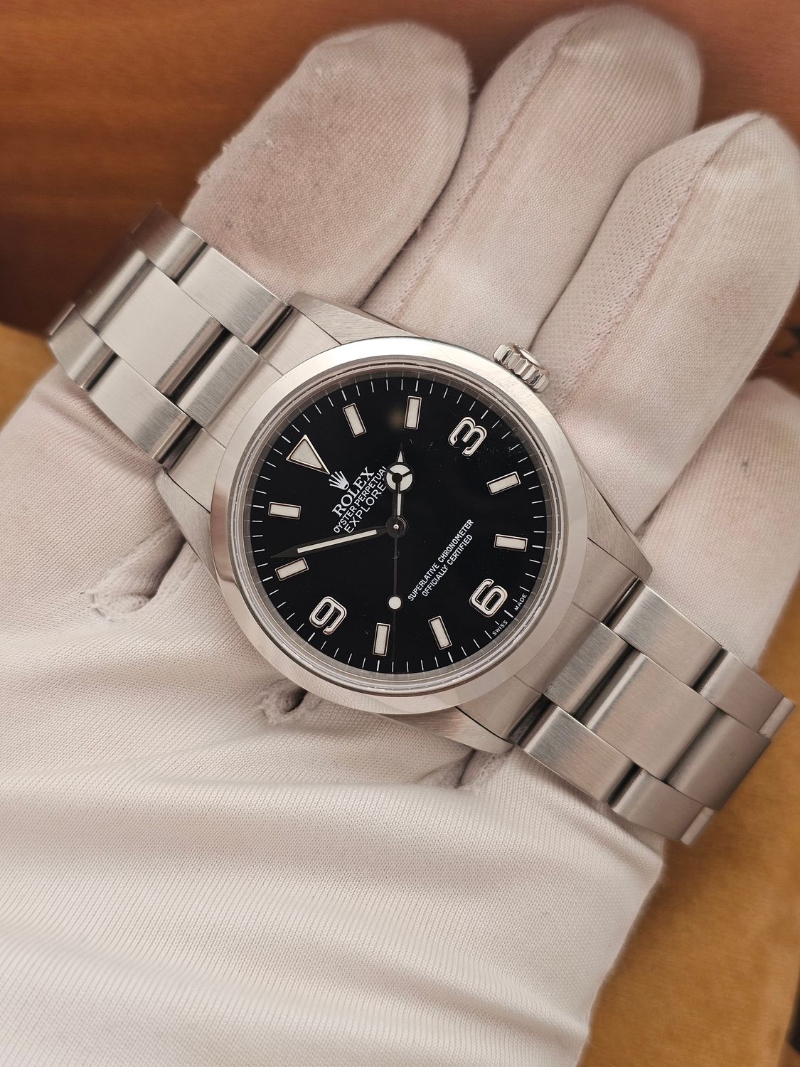 Rolex Explorer Watch 36mm, Ref 14270 - 1999 Unpolished Full Collectors Set