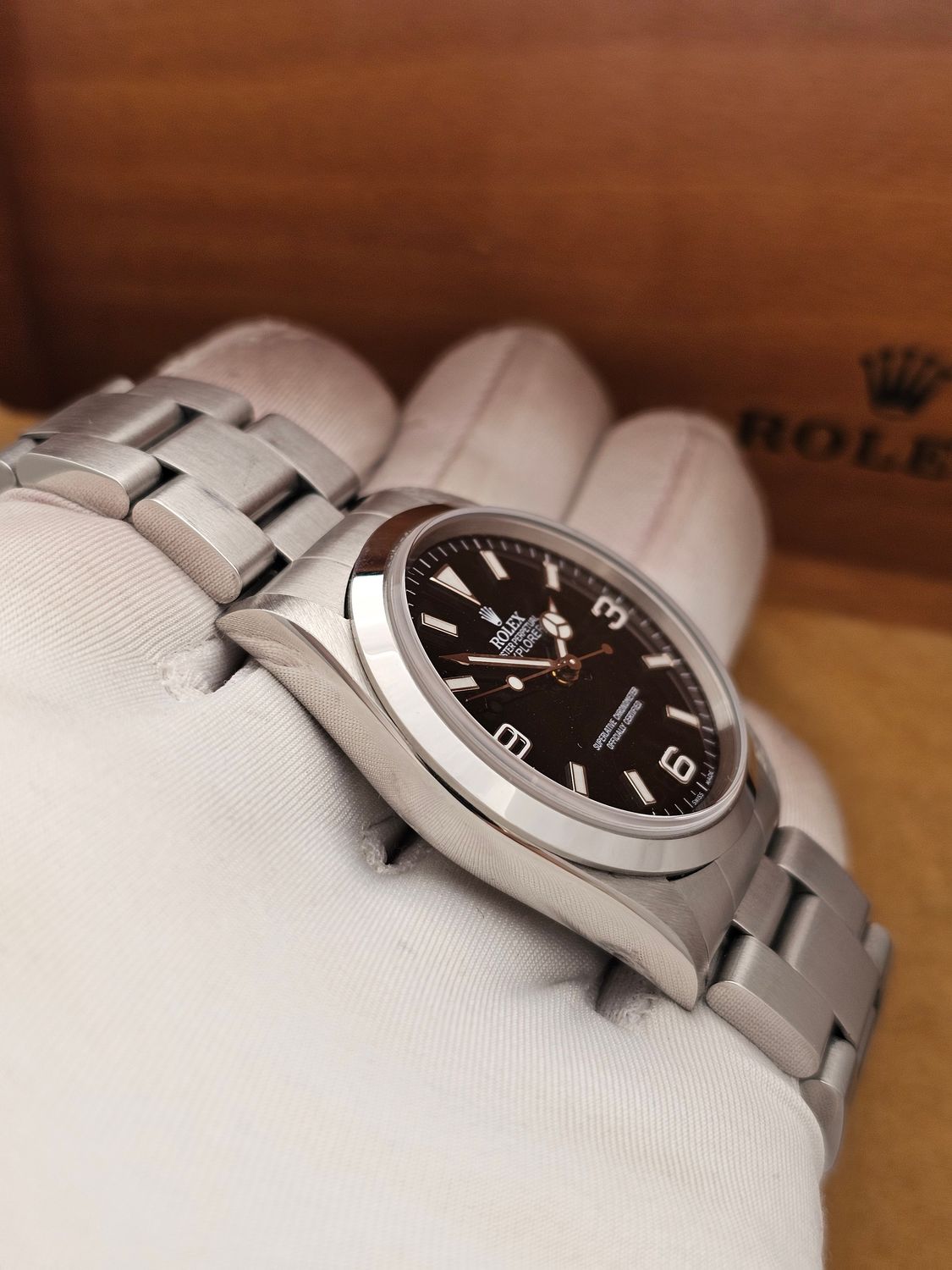Rolex Explorer Watch 36mm, Ref 14270 - 1999 Unpolished Full Collectors Set