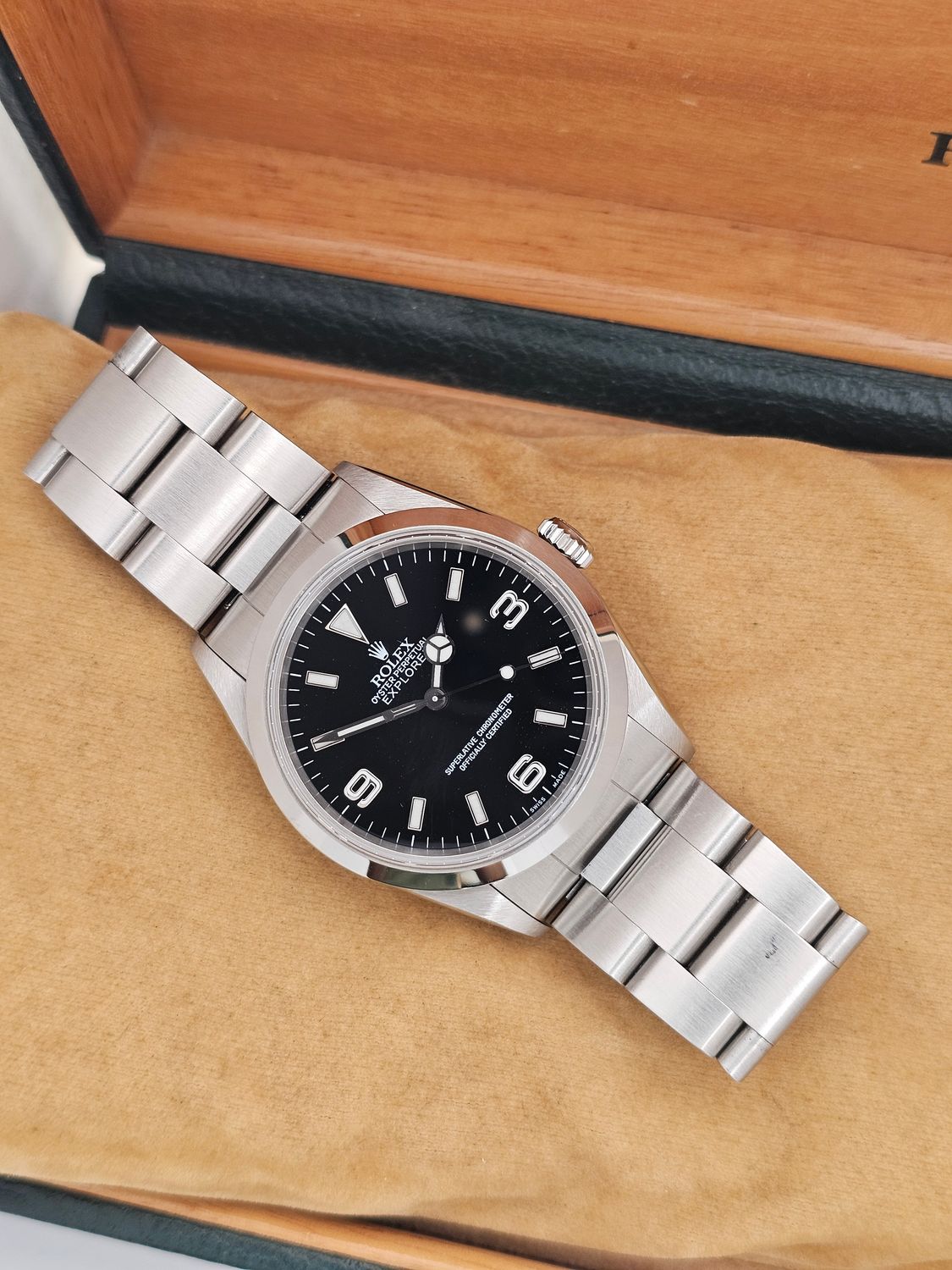 Rolex Explorer Watch 36mm, Ref 14270 - 1999 Unpolished Full Collectors Set
