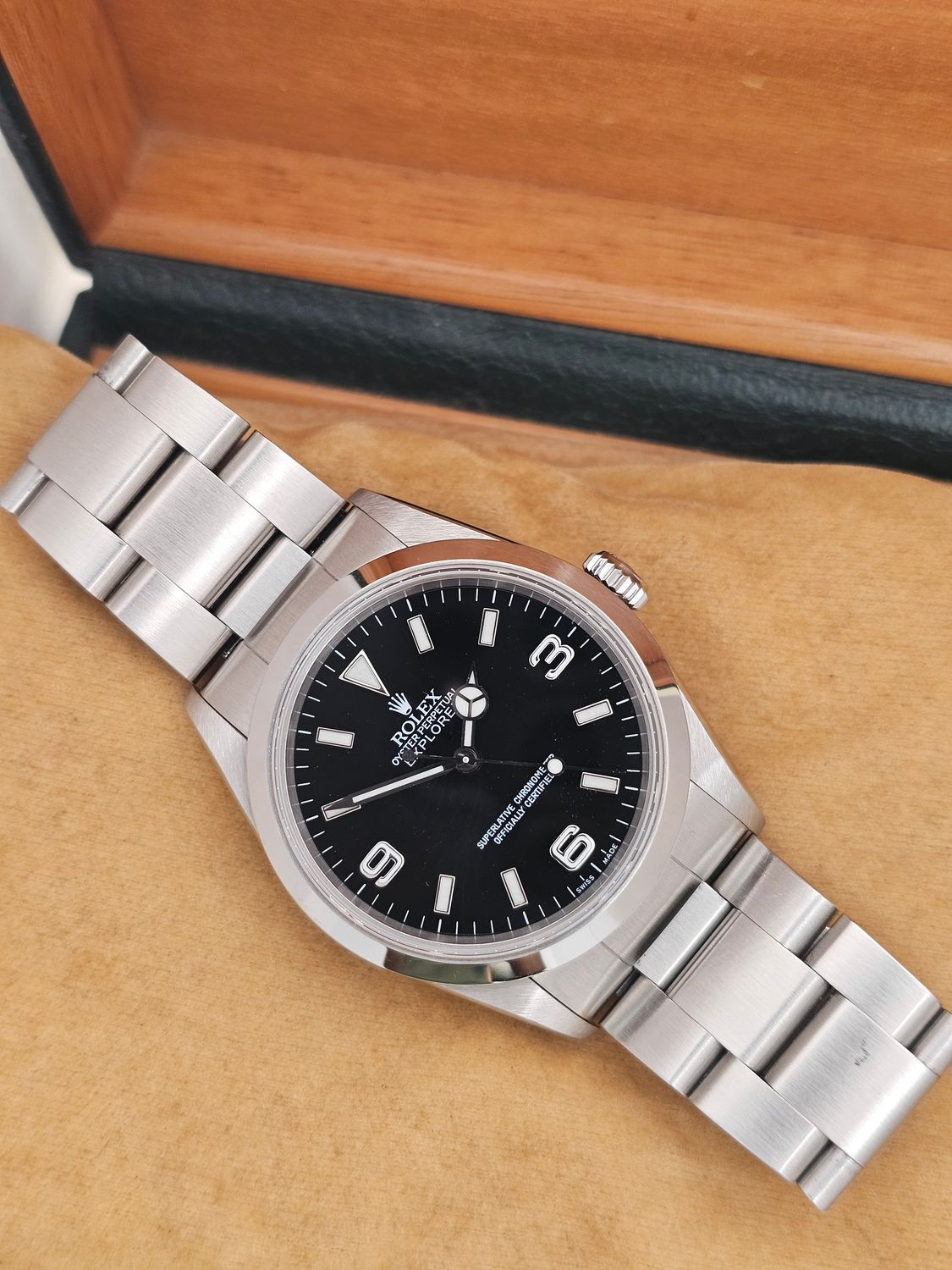 Rolex Explorer Watch 36mm, Ref 14270 - 1999 Unpolished Full Collectors Set