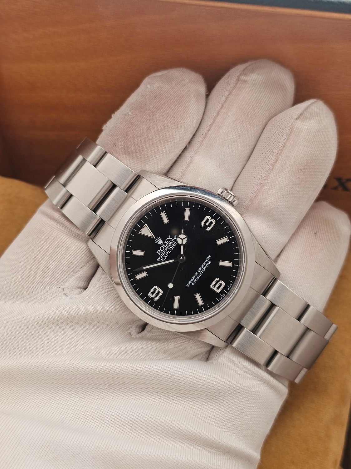 Rolex Explorer Watch 36mm, Ref 14270 - 1999 Unpolished Full Collectors Set
