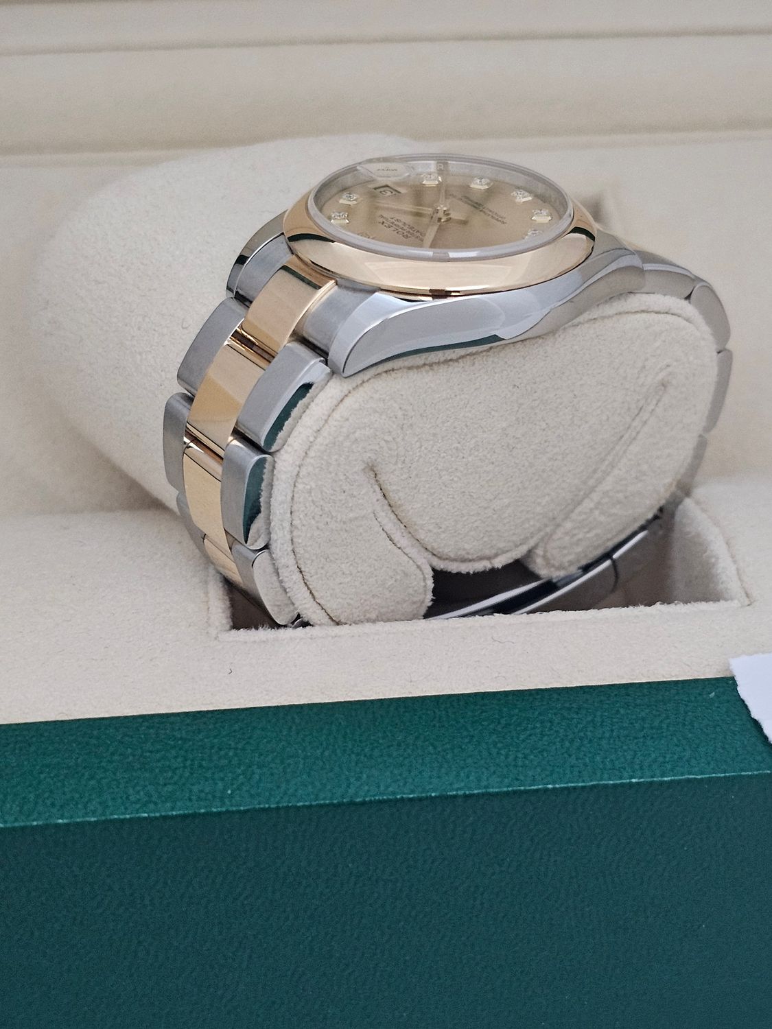 Rolex Datejust 31mm Champagne Diamond Dial Watch 178243, 2017 Box &amp; Papers