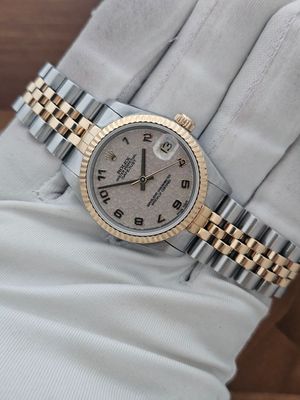Rolex Datejust 68273 31mm Cream Jubilee Dial &amp; Arabic Numerals, Full Set Receipt