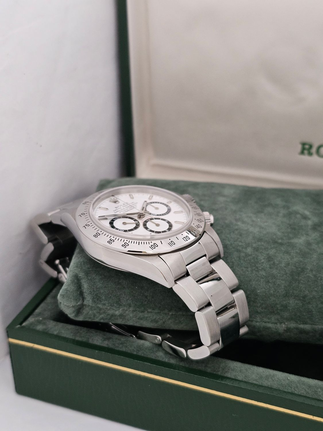Rolex Daytona 16520 Zenith 40mm White Dial, 1996 Superb Condition