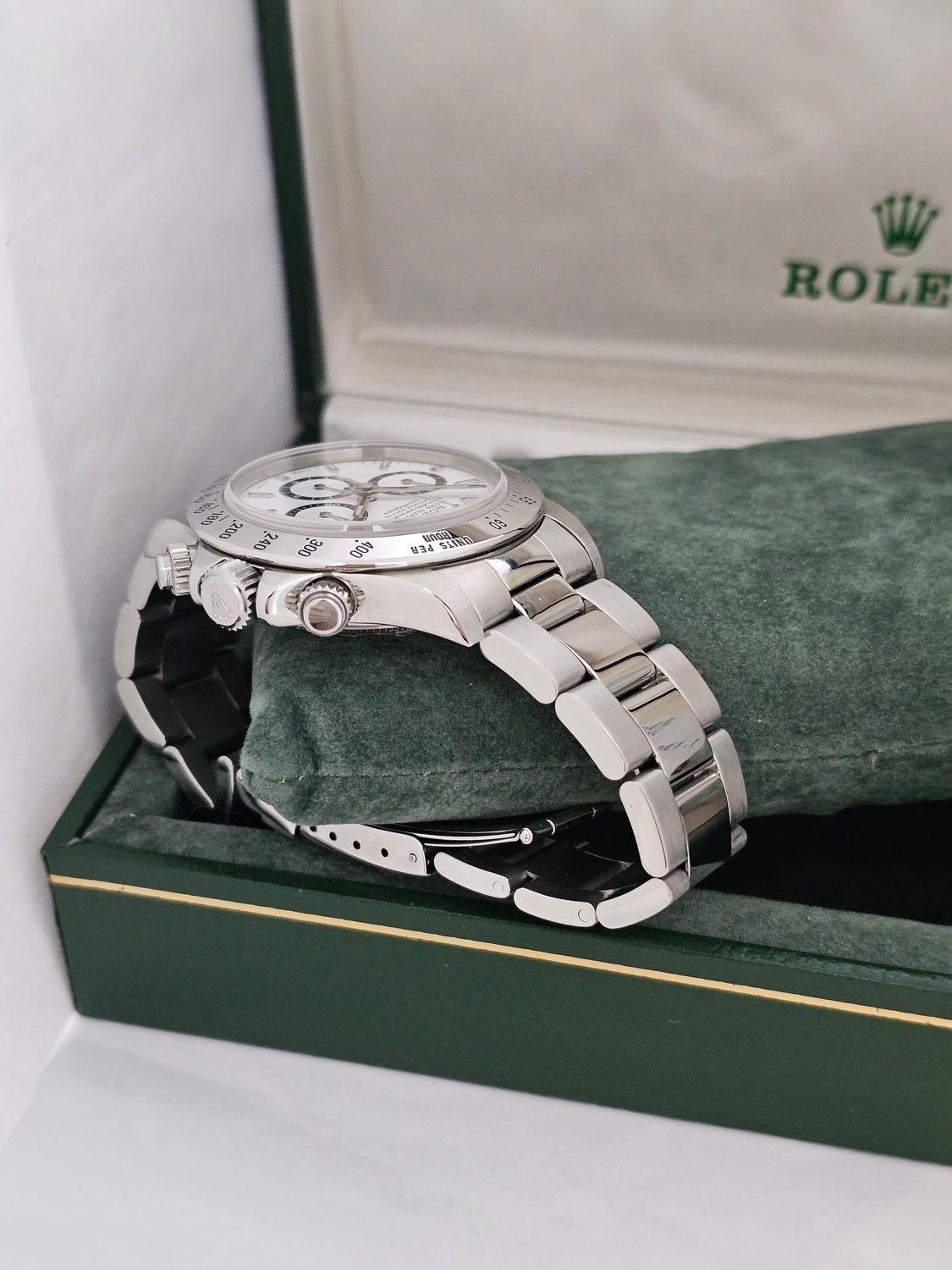 Rolex Daytona 16520 Zenith 40mm White Dial, 1996 Superb Condition