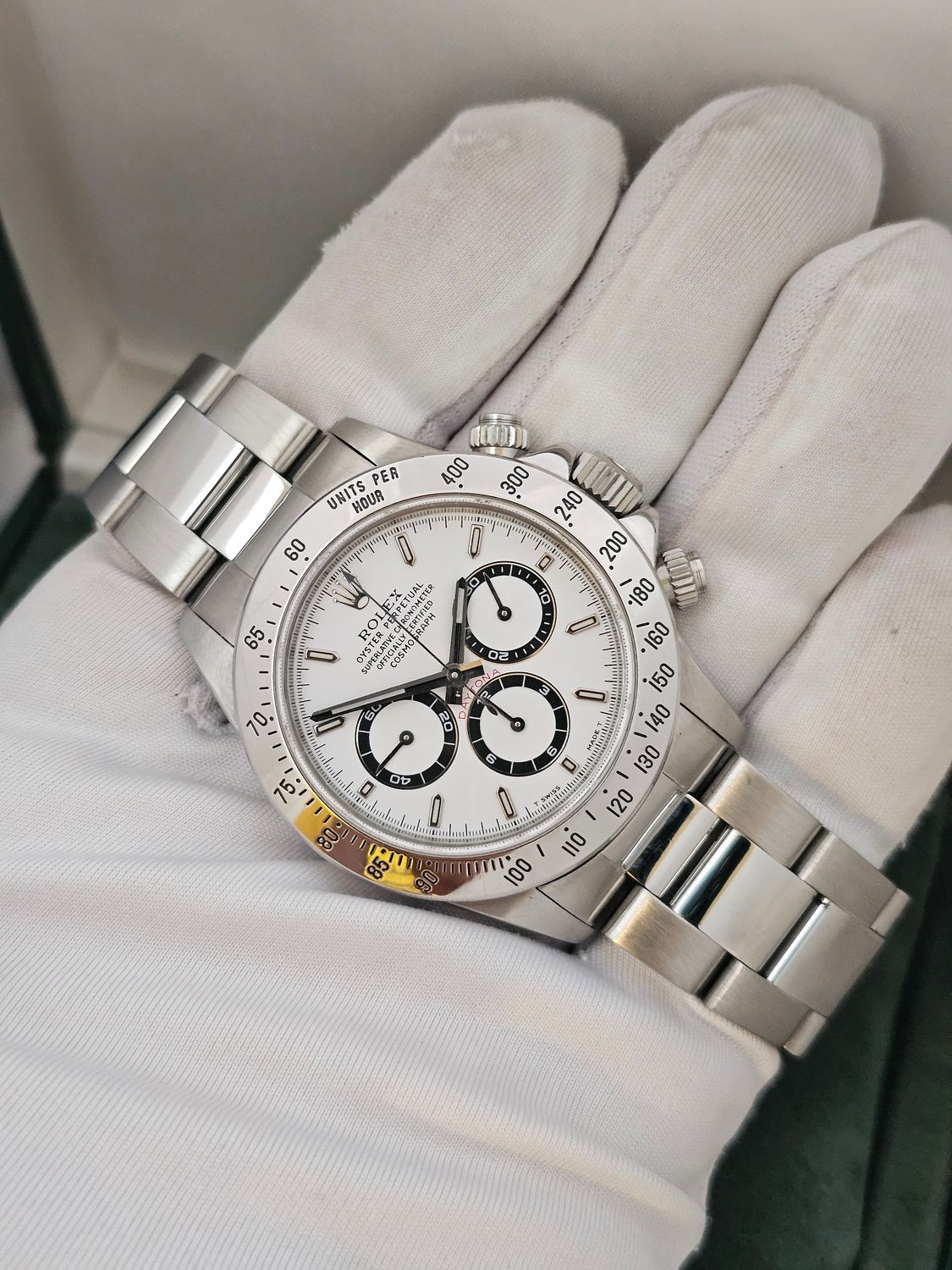 Rolex Daytona 16520 Zenith 40mm White Dial, 1996 Superb Condition