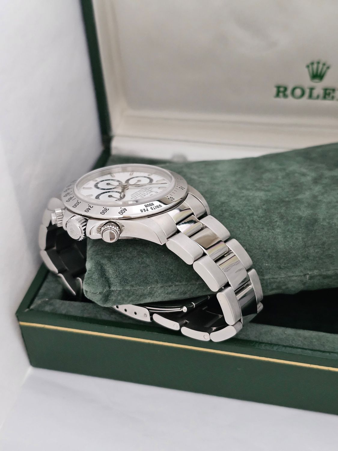 Rolex Daytona 16520 Zenith 40mm White Dial, 1996 Superb Condition