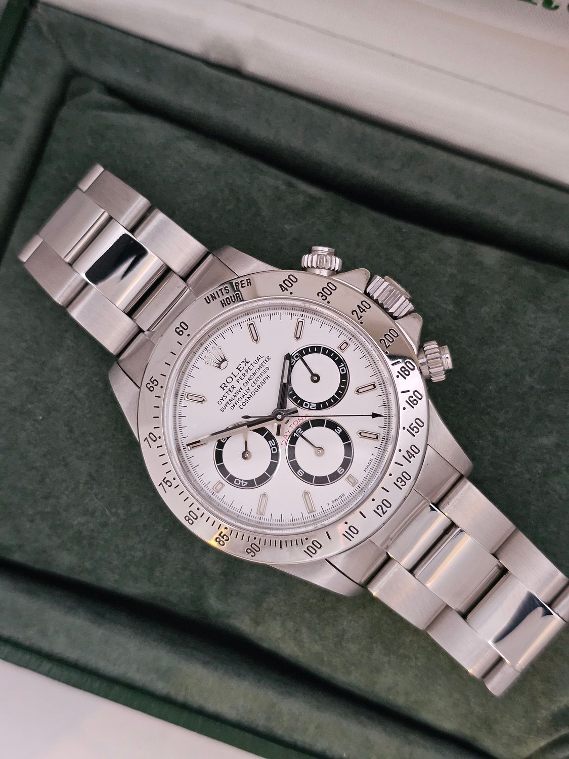 Rolex Daytona 16520 Zenith 40mm White Dial, 1996 Superb Condition