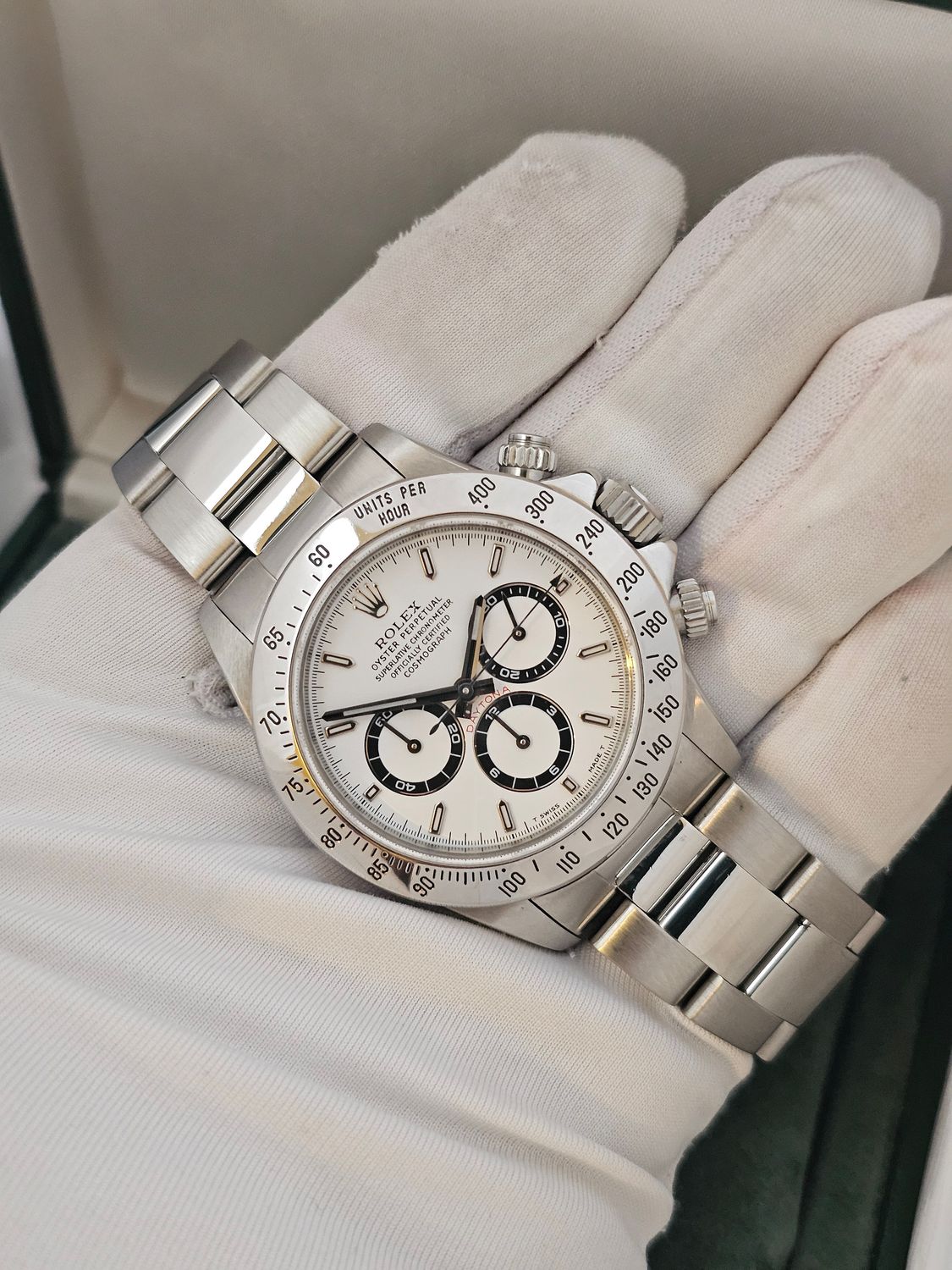 Rolex Daytona 16520 Zenith 40mm White Dial, 1996 Superb Condition