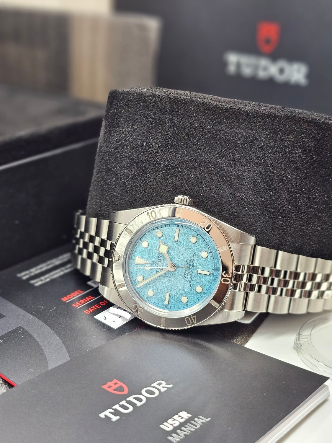 TUDOR Black Bay 54 Watch Blue Lagoon - 79000N, New/Unworn/Stickered