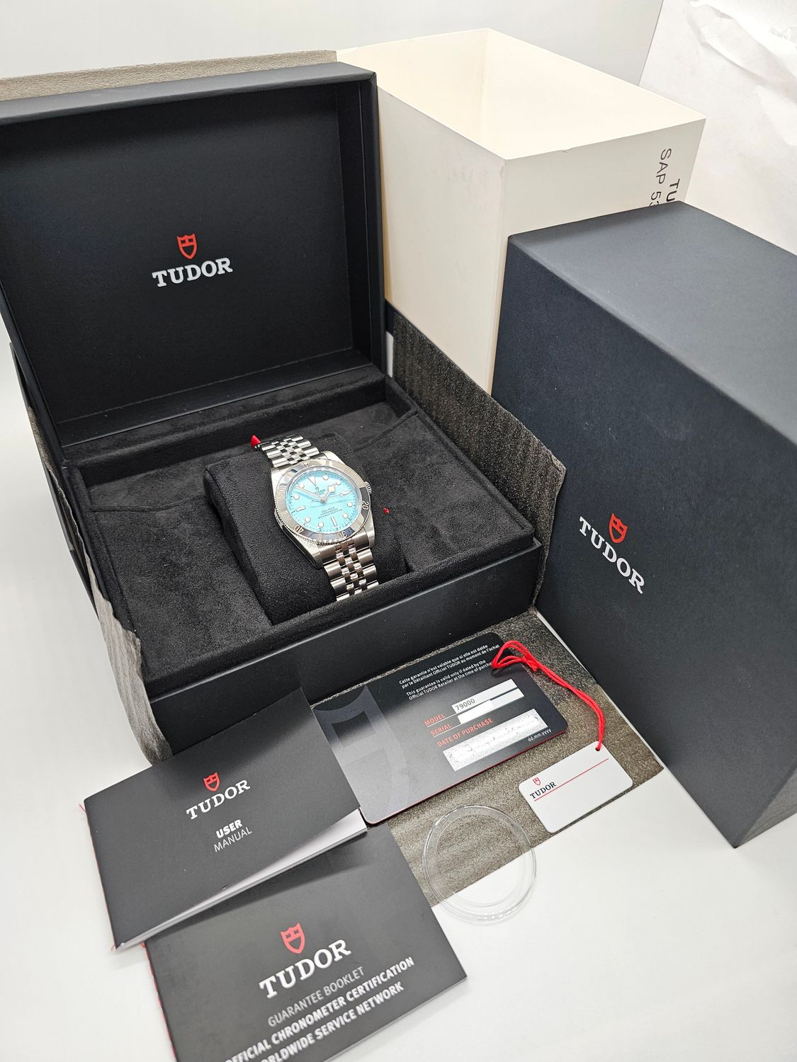 TUDOR Black Bay 54 Watch Blue Lagoon - 79000N, New/Unworn/Stickered