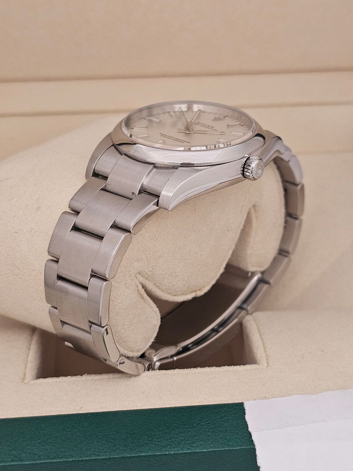 Rolex Oyster Perpetual 34mm Watch, 114200 White Dial 2019 Box and Papers