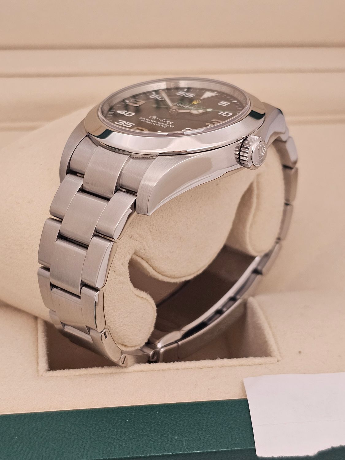 Rolex Airking Watch Ref 116900 - 2021 Full Set - Discontinued Model &#39;Bloodhound&#39;