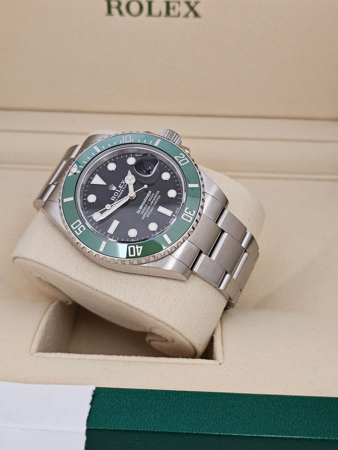 Rolex Submariner Watch, 2020 Full Set, Ref 126610LV MK1 Starbucks