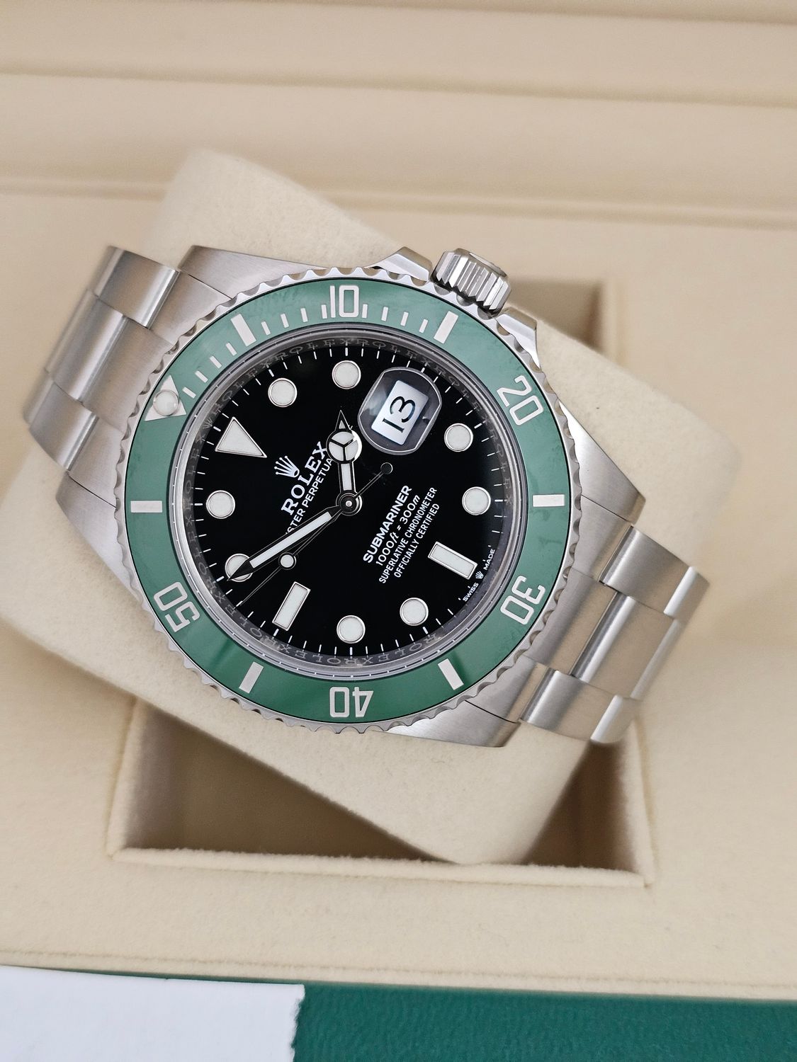 Rolex Submariner Watch, 2020 Full Set, Ref 126610LV MK1 Starbucks