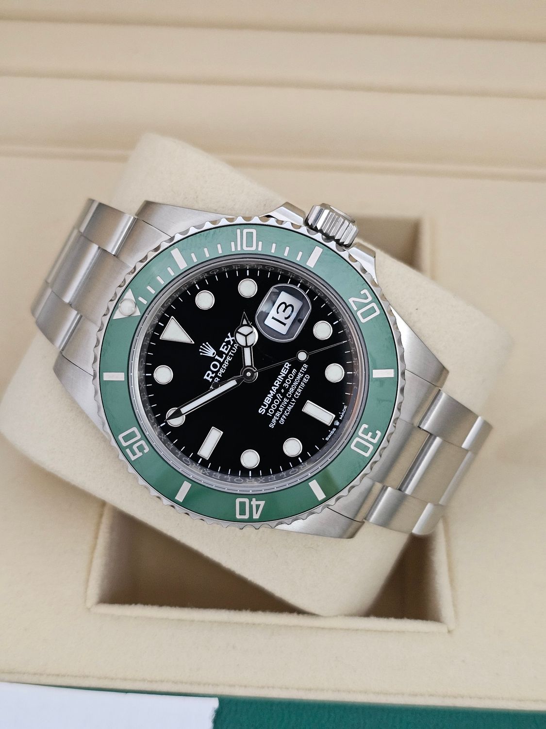 Rolex Submariner Watch, 2020 Full Set, Ref 126610LV MK1 Starbucks