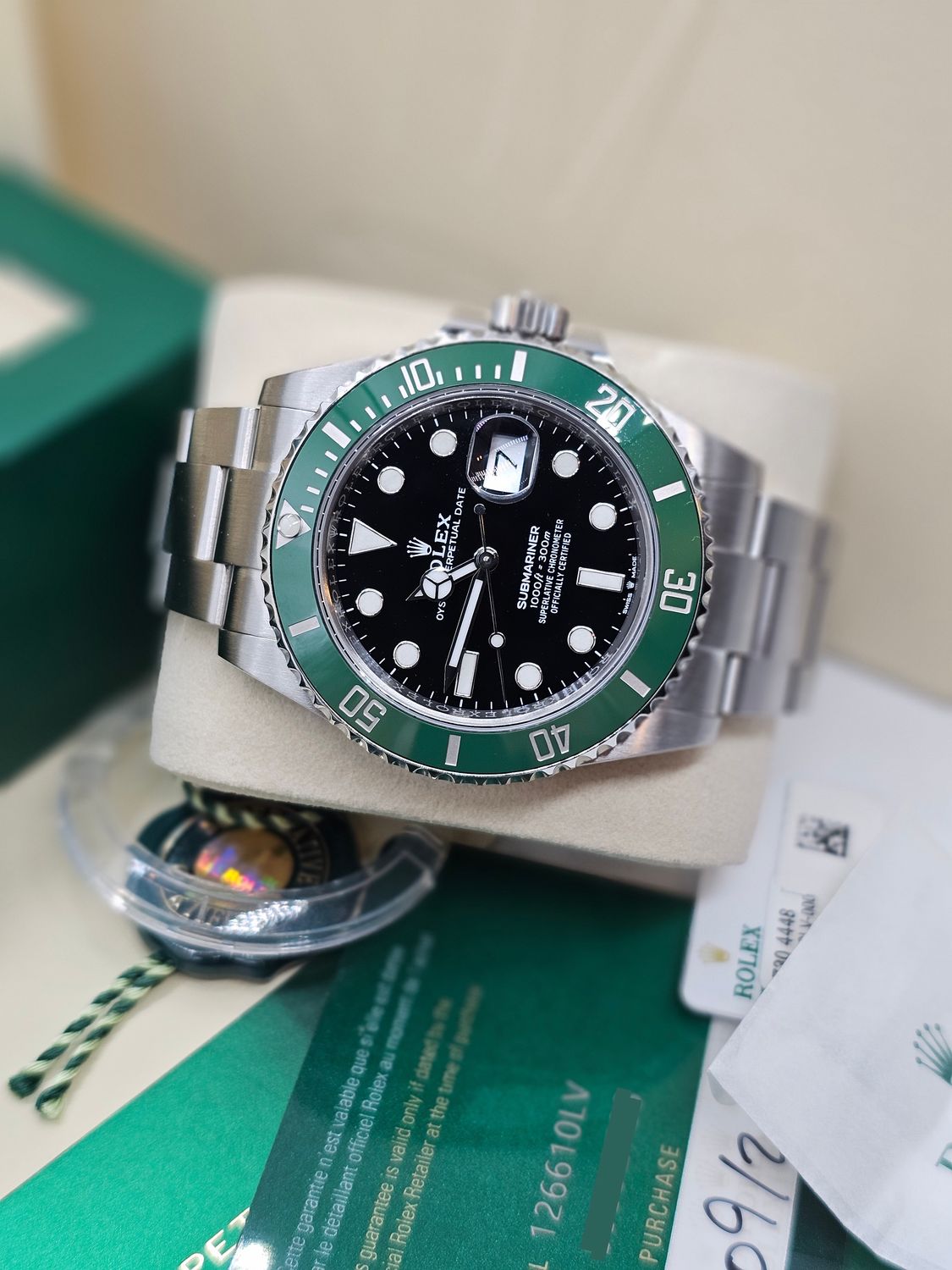 Rolex Submariner Watch, 2020 Full Set, Ref 126610LV MK1 Starbucks