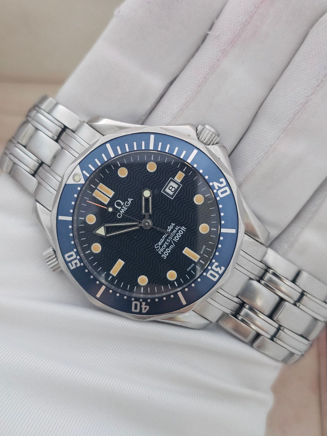 OMEGA Seamaster Professional 300m Blue Watch - 2541.80.00, Box &amp; Papers