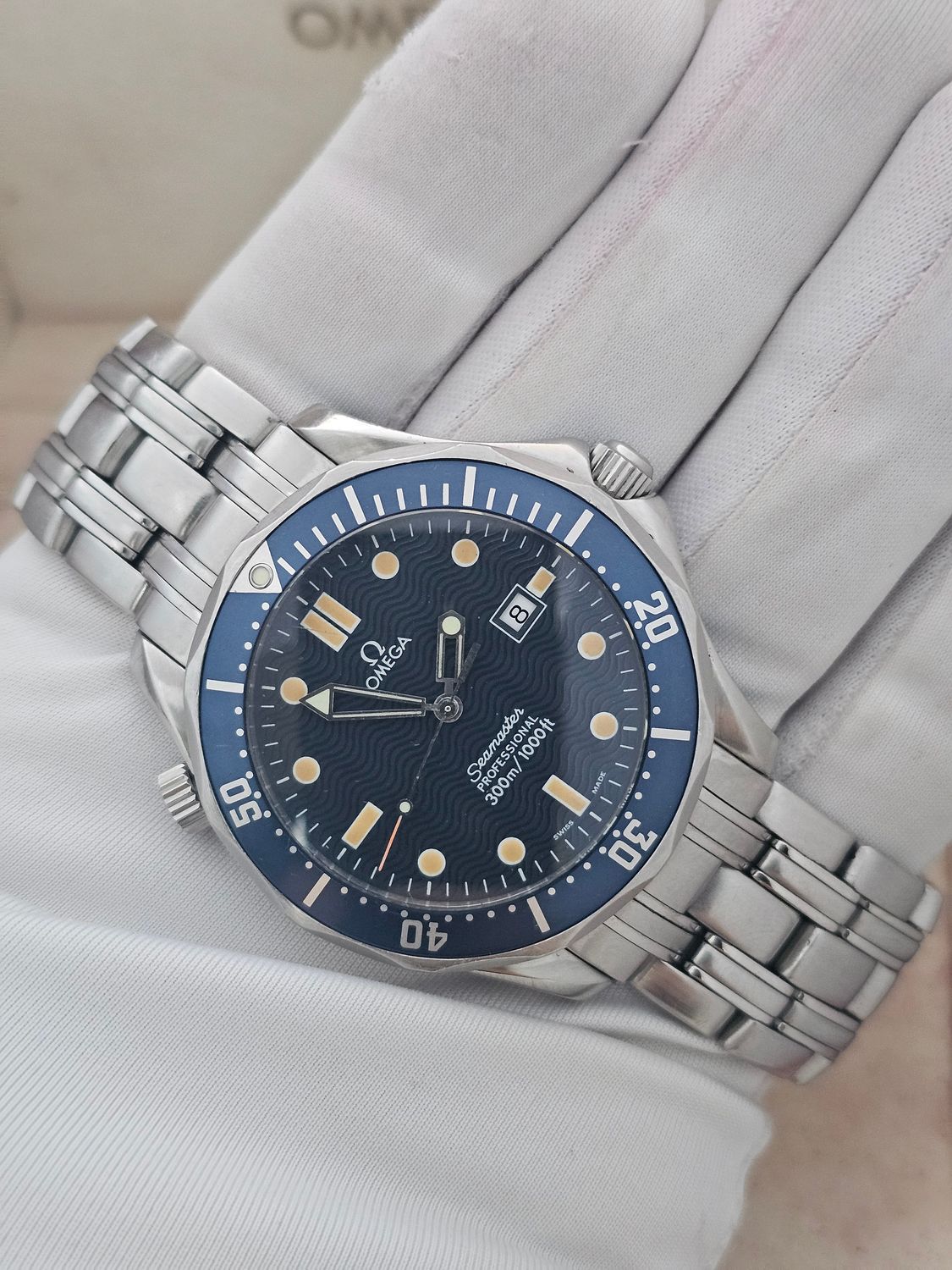 OMEGA Seamaster Professional 300m Blue Watch - 2541.80.00, Box &amp; Papers