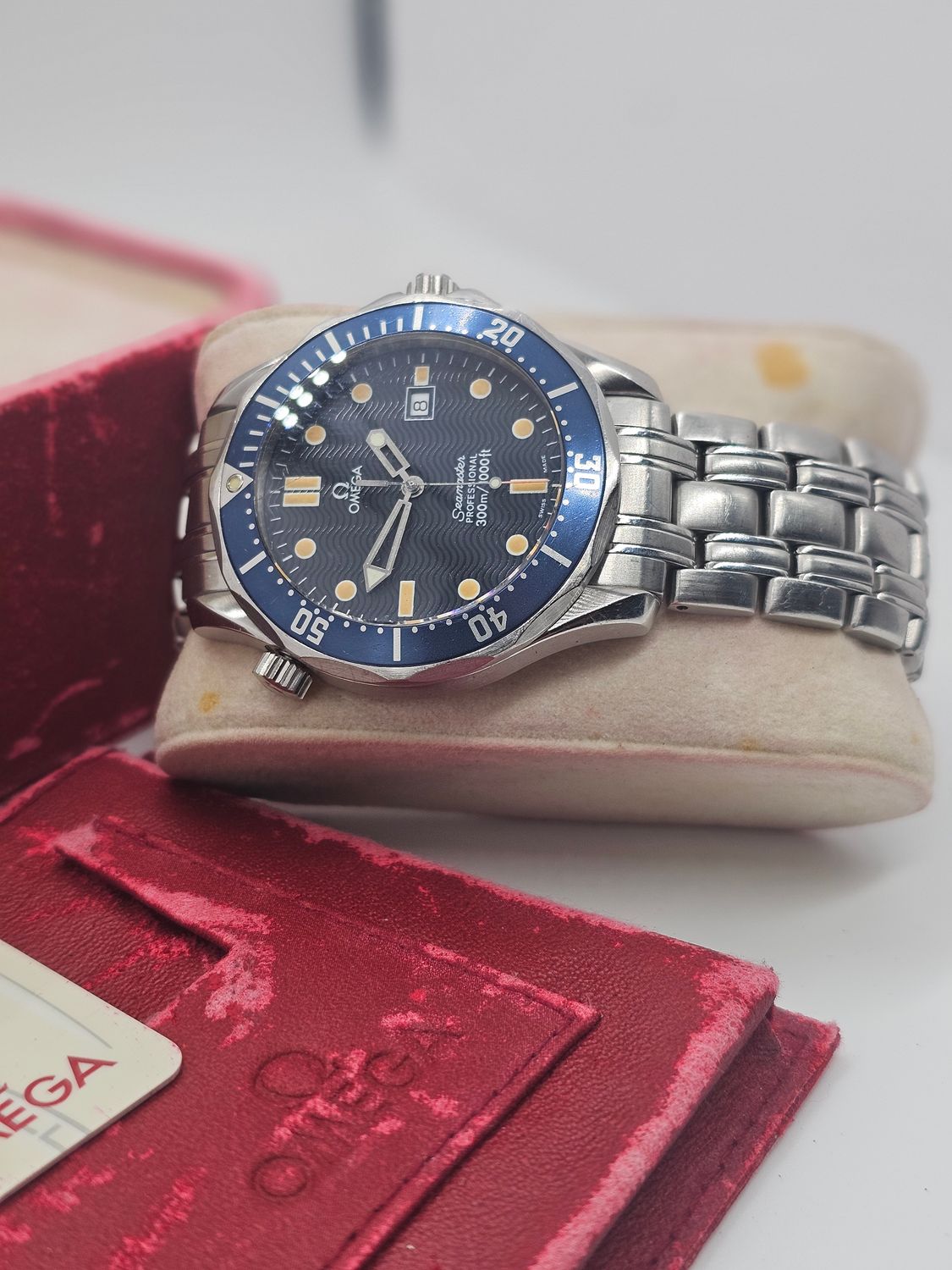 OMEGA Seamaster Professional 300m Blue Watch - 2541.80.00, Box &amp; Papers