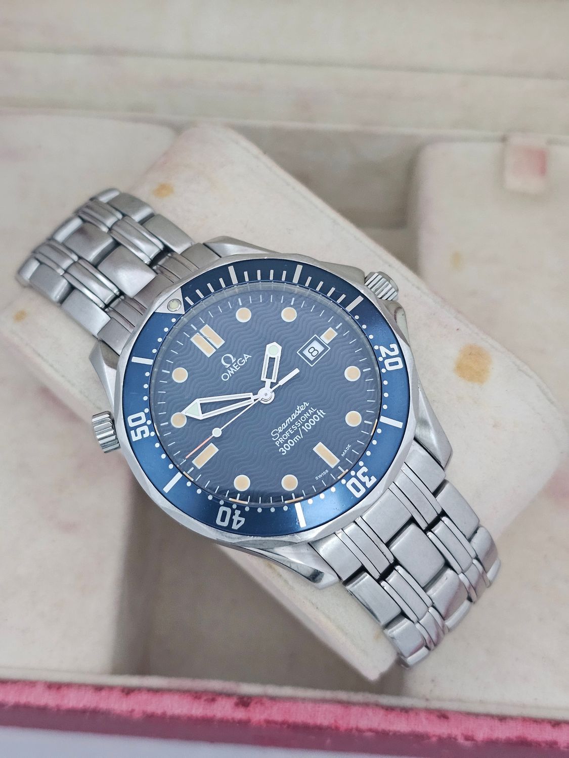 OMEGA Seamaster Professional 300m Blue Watch - 2541.80.00, Box &amp; Papers