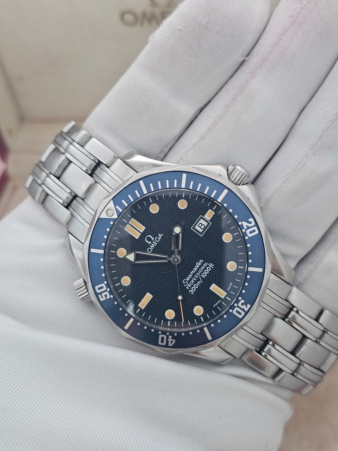 OMEGA Seamaster Professional 300m Blue Watch - 2541.80.00, Box &amp; Papers