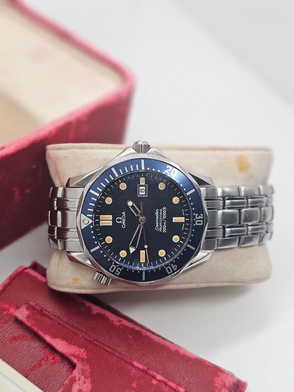 OMEGA Seamaster Professional 300m Blue Watch - 2541.80.00, Box &amp; Papers