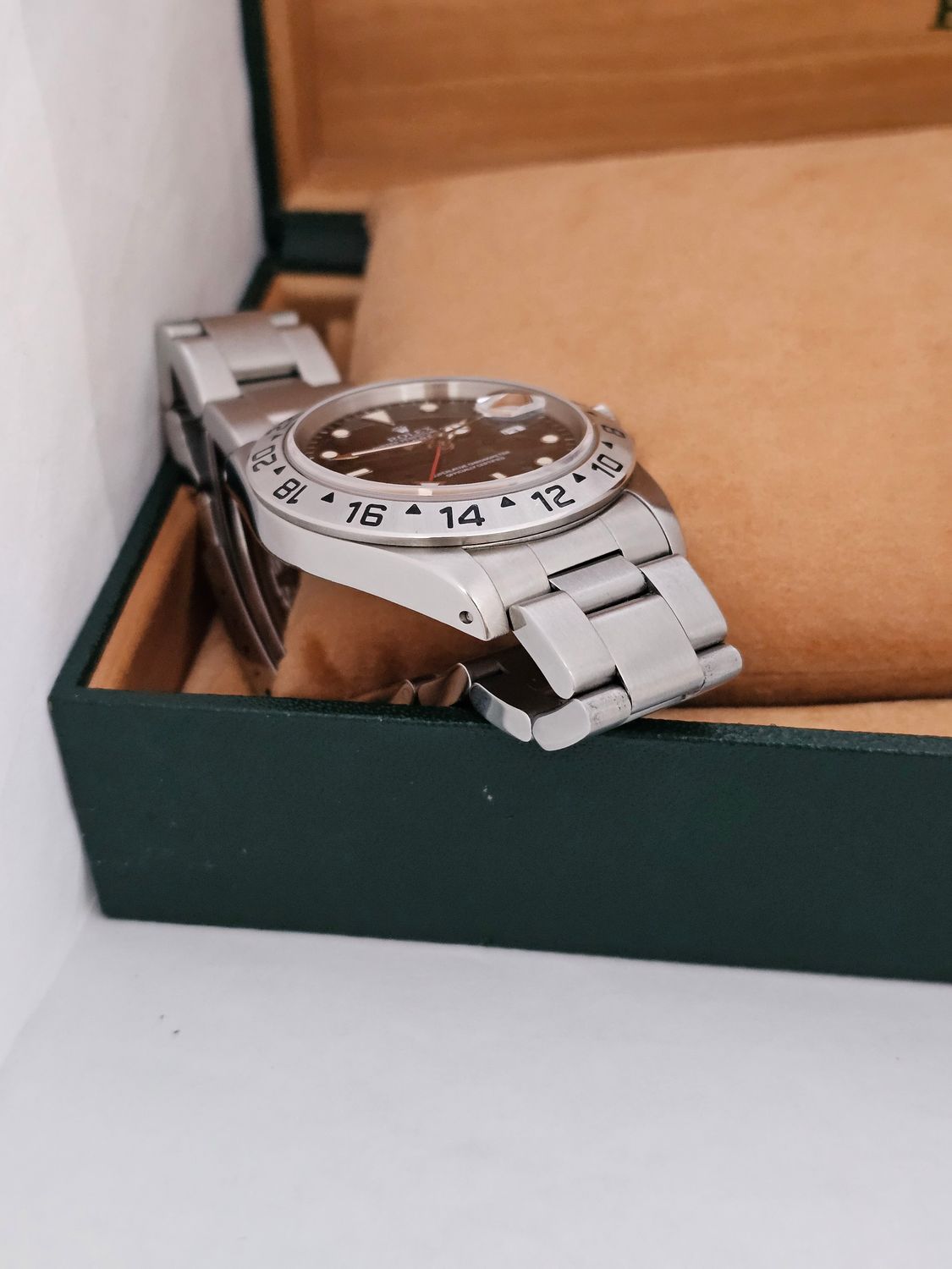 Rolex Explorer II Watch Ref 16570 Black Dial, 1992 Full Collectors Set