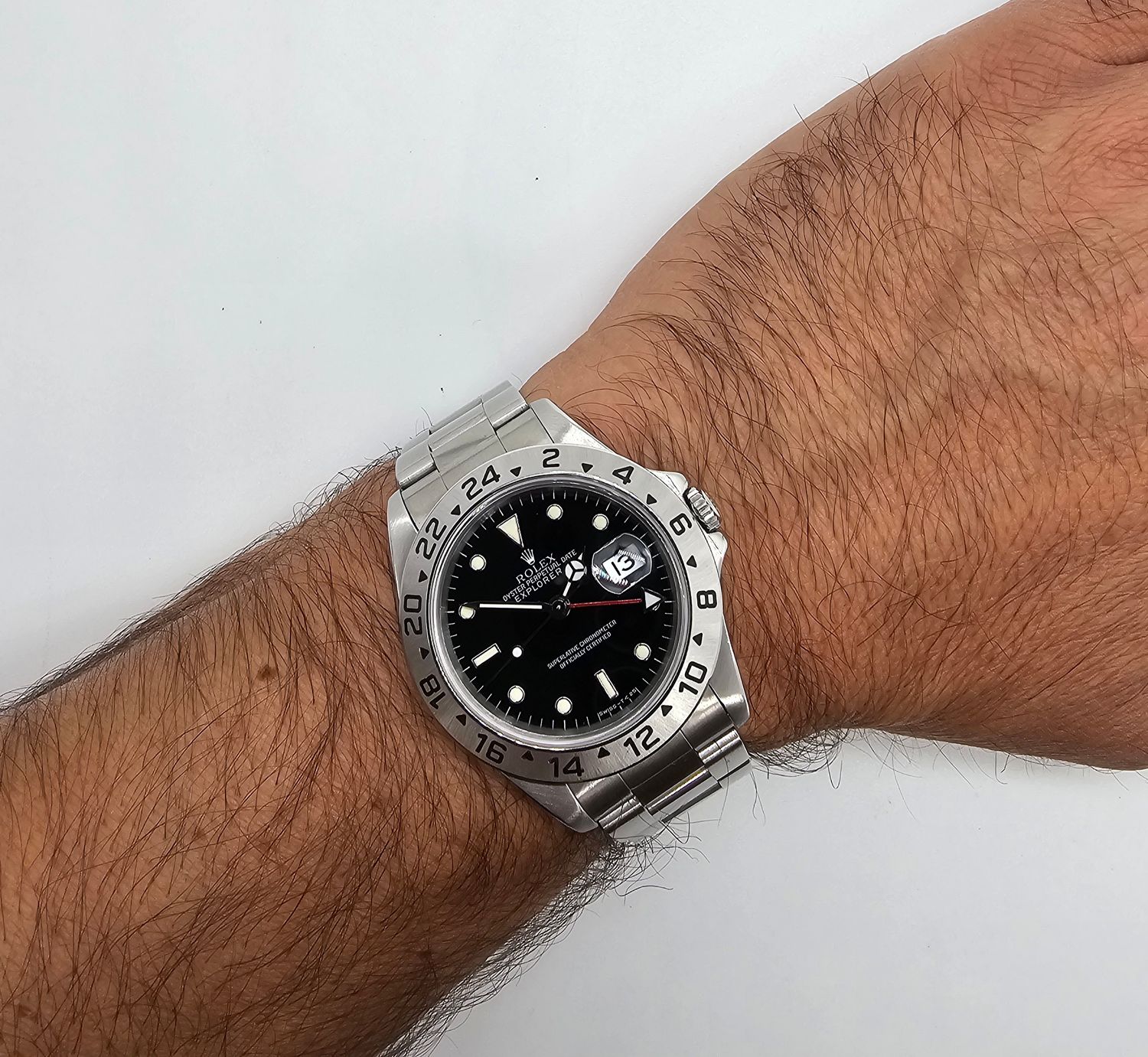 Rolex Explorer II Watch Ref 16570 Black Dial, 1992 Full Collectors Set