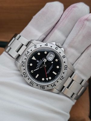 Rolex Explorer II Watch Ref 16570 Black Dial, 1992 Full Collectors Set
