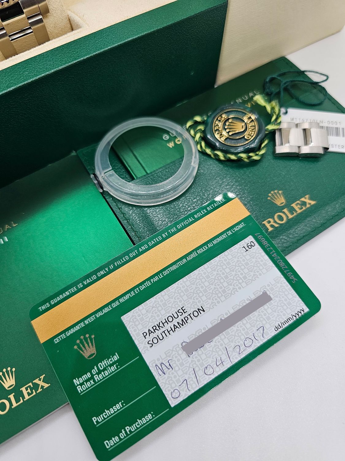 Rolex GMT-Master II Watch - 116710LN, 2017 Full Set, Excellent Condition