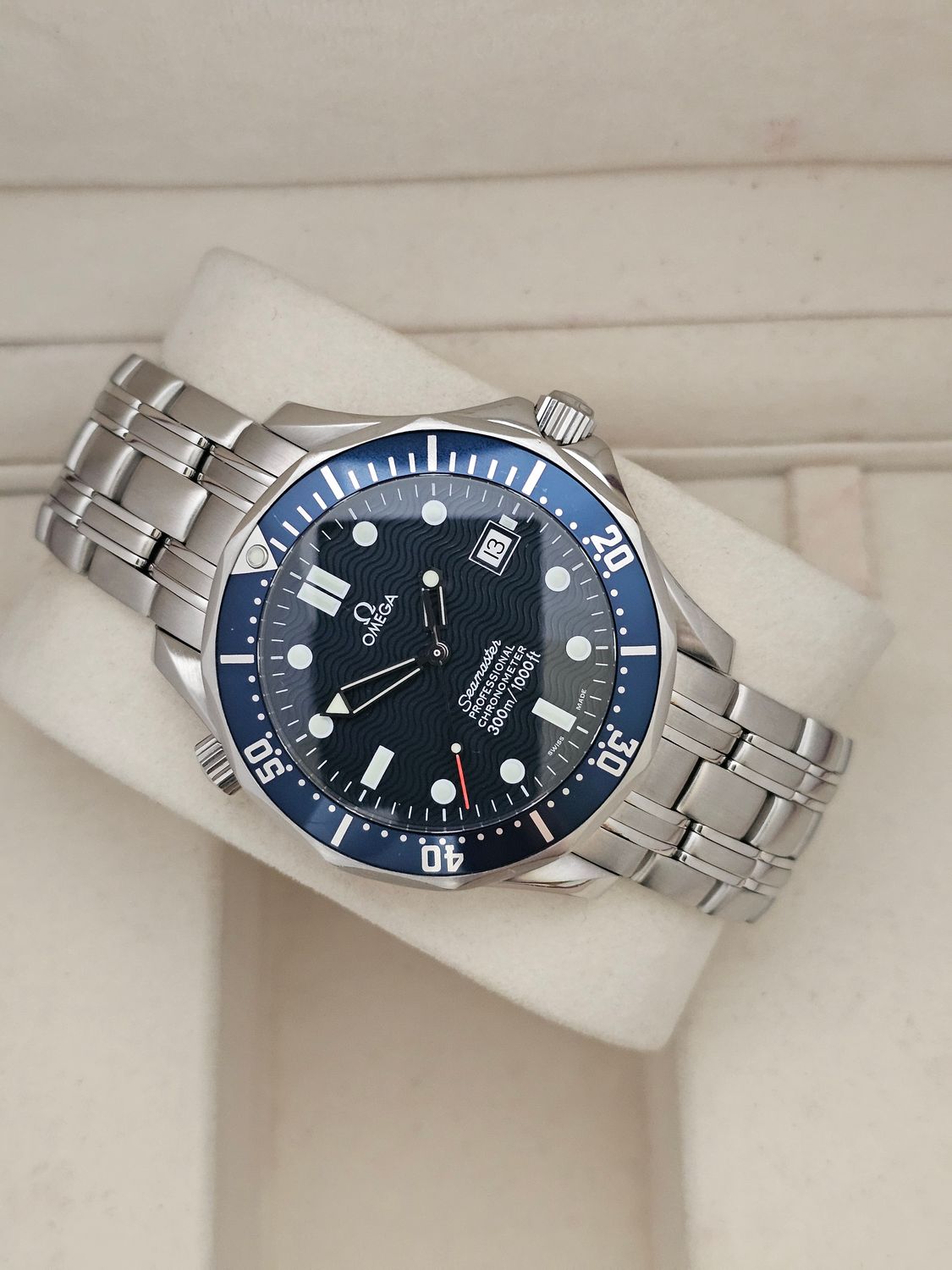 Omega Seamaster Professional 300m Watch, Ref 2531.80.00 Blue Dial, Box &amp; Papers