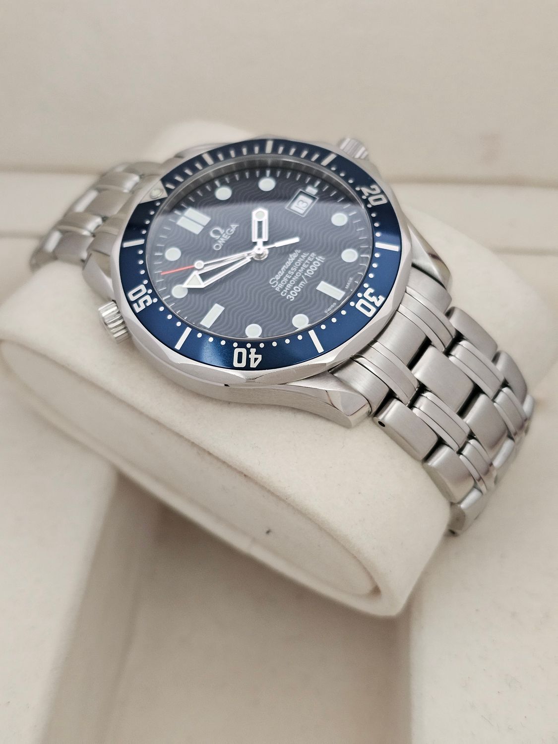 Omega Seamaster Professional 300m Watch, Ref 2531.80.00 Blue Dial, Box &amp; Papers
