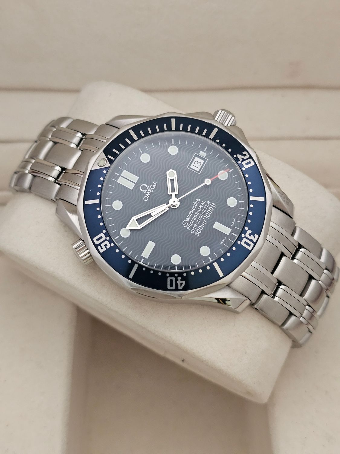 Omega Seamaster Professional 300m Watch, Ref 2531.80.00 Blue Dial, Box &amp; Papers