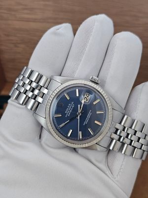 Rolex Datejust Watch 1601 36mm, Rare Blue WideBoy Dial, Excellent condition Rolex Datejust Watch 1601 36mm, Rare Blue WideBoy Dial, Excellent condition