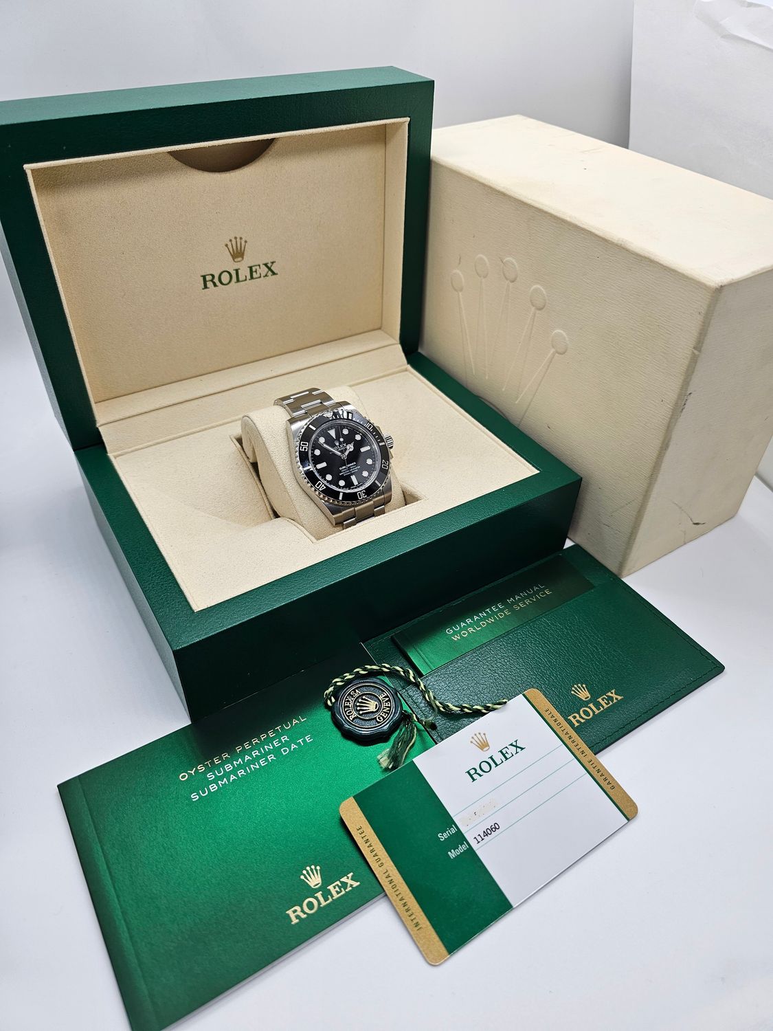 Rolex Submariner Watch 114060, 2018 Box &amp; Papers, Superb Condition