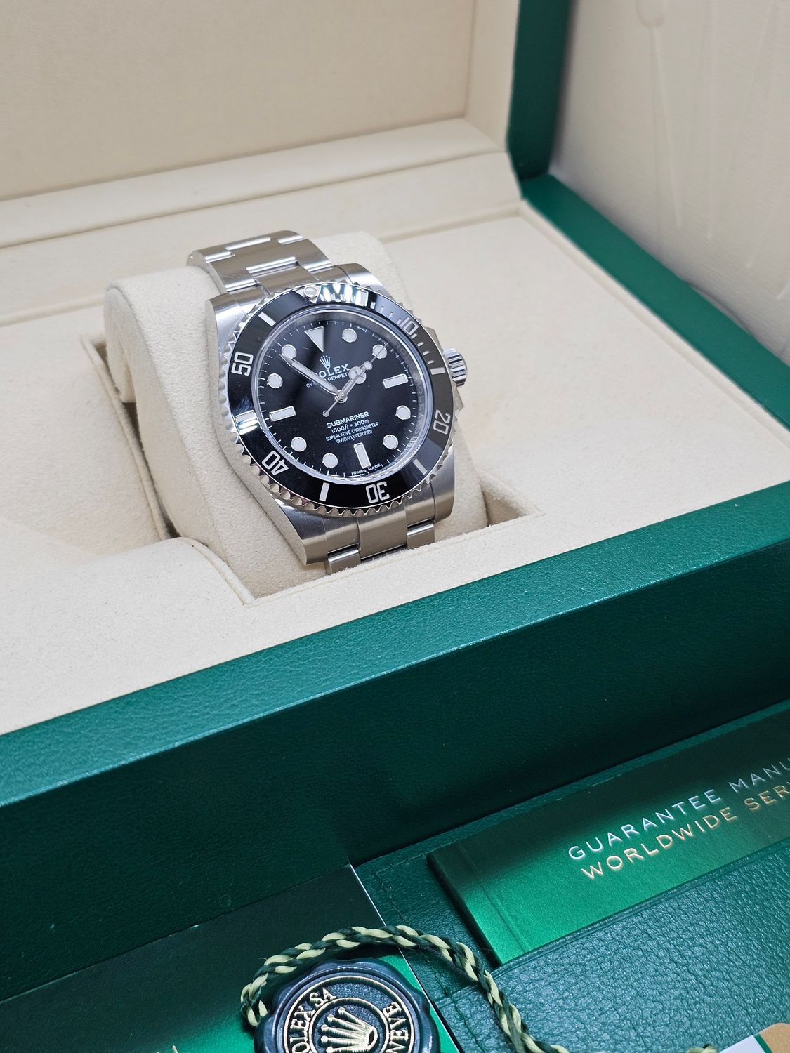 Rolex Submariner Watch 114060, 2018 Box &amp; Papers, Superb Condition